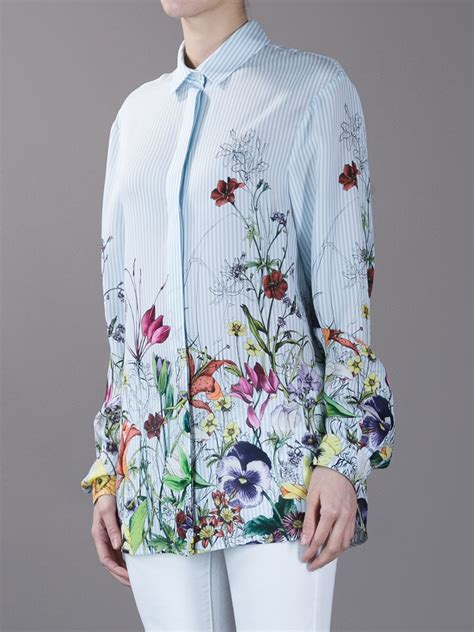 shirt fiori gucci stampati|GUCCI Floral.